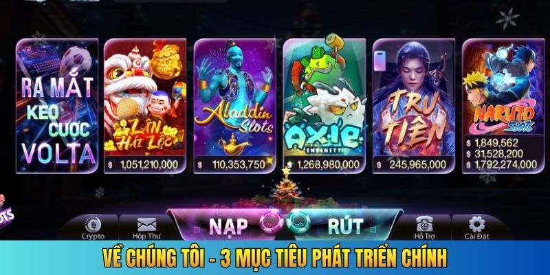 Về chúng tôi - 3 mục tiêu phát triển chính